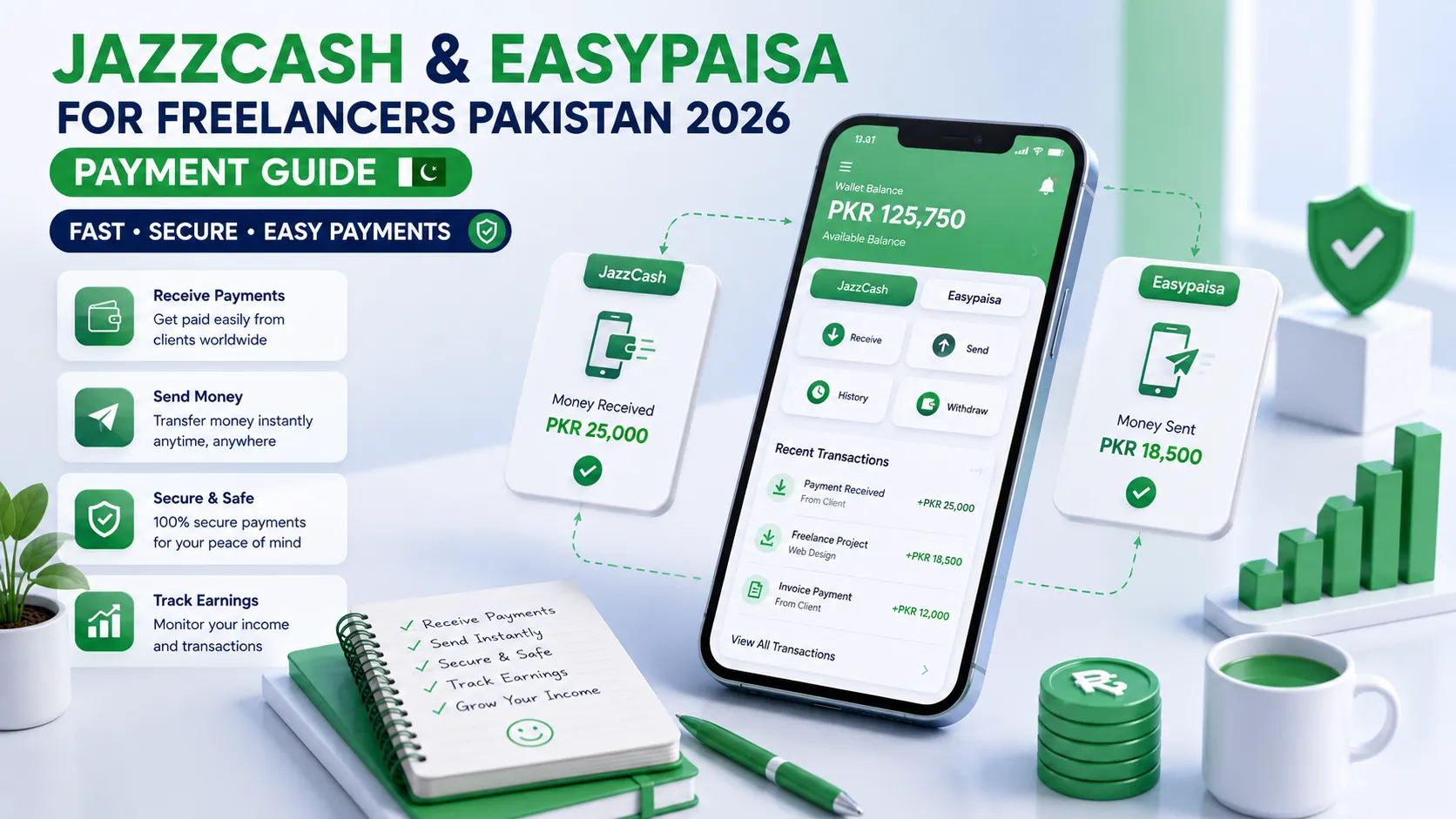 JazzCash & EasyPaisa for Freelancers Pakistan 2026