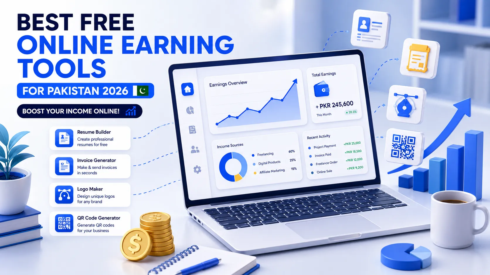 Best Free Online Earning Tools for Pakistan 2026
