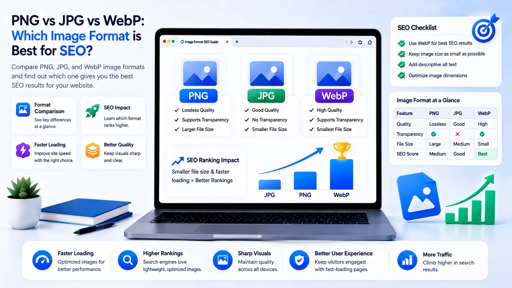 PNG vs JPG vs WebP Which Image Format is Best for SEO