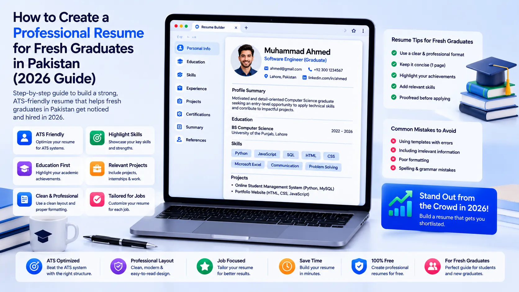 Resume Guide for Fresh Graduates in Pakistan