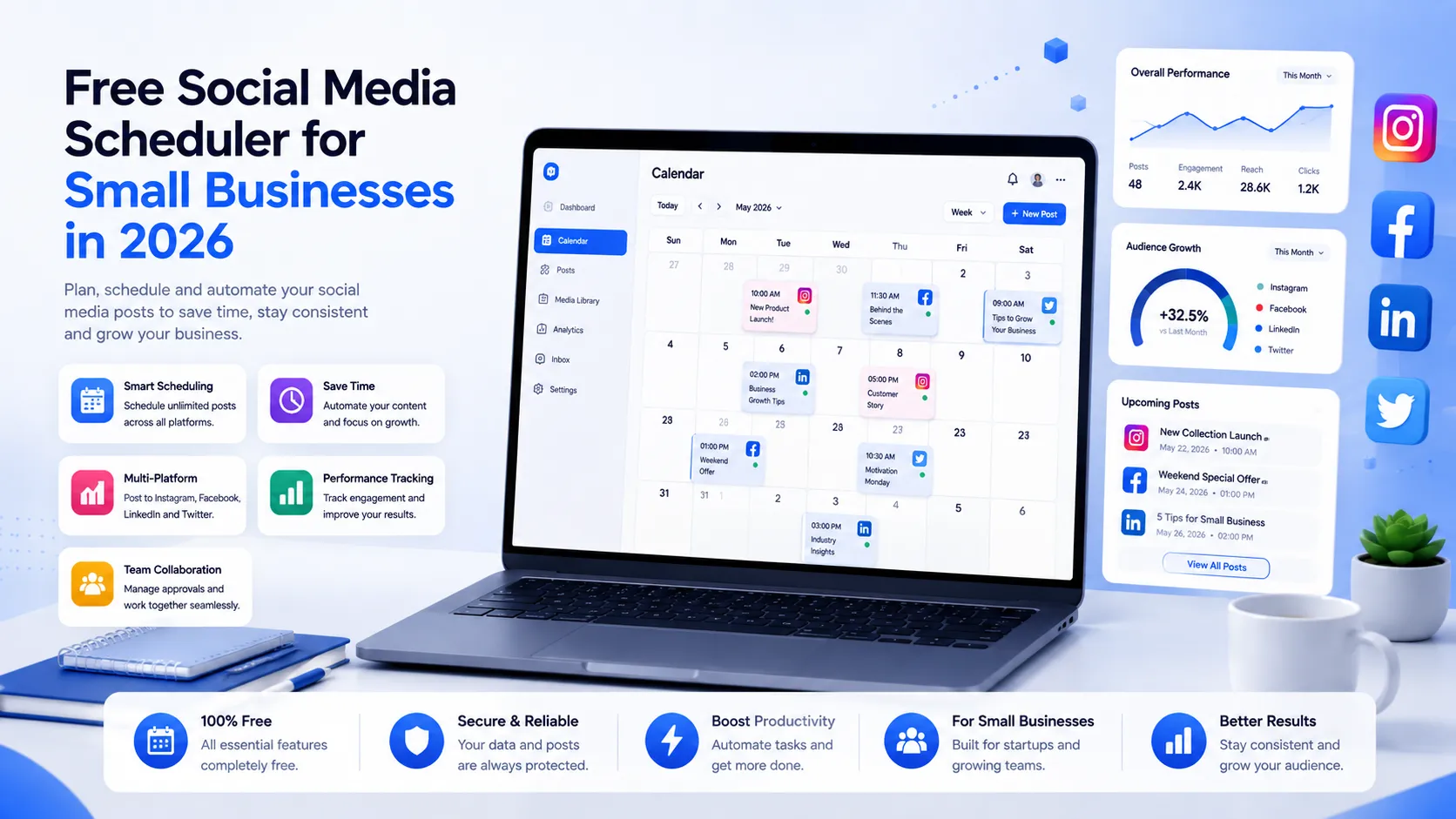 Free Social Media Scheduler for Small Businesses in 2026