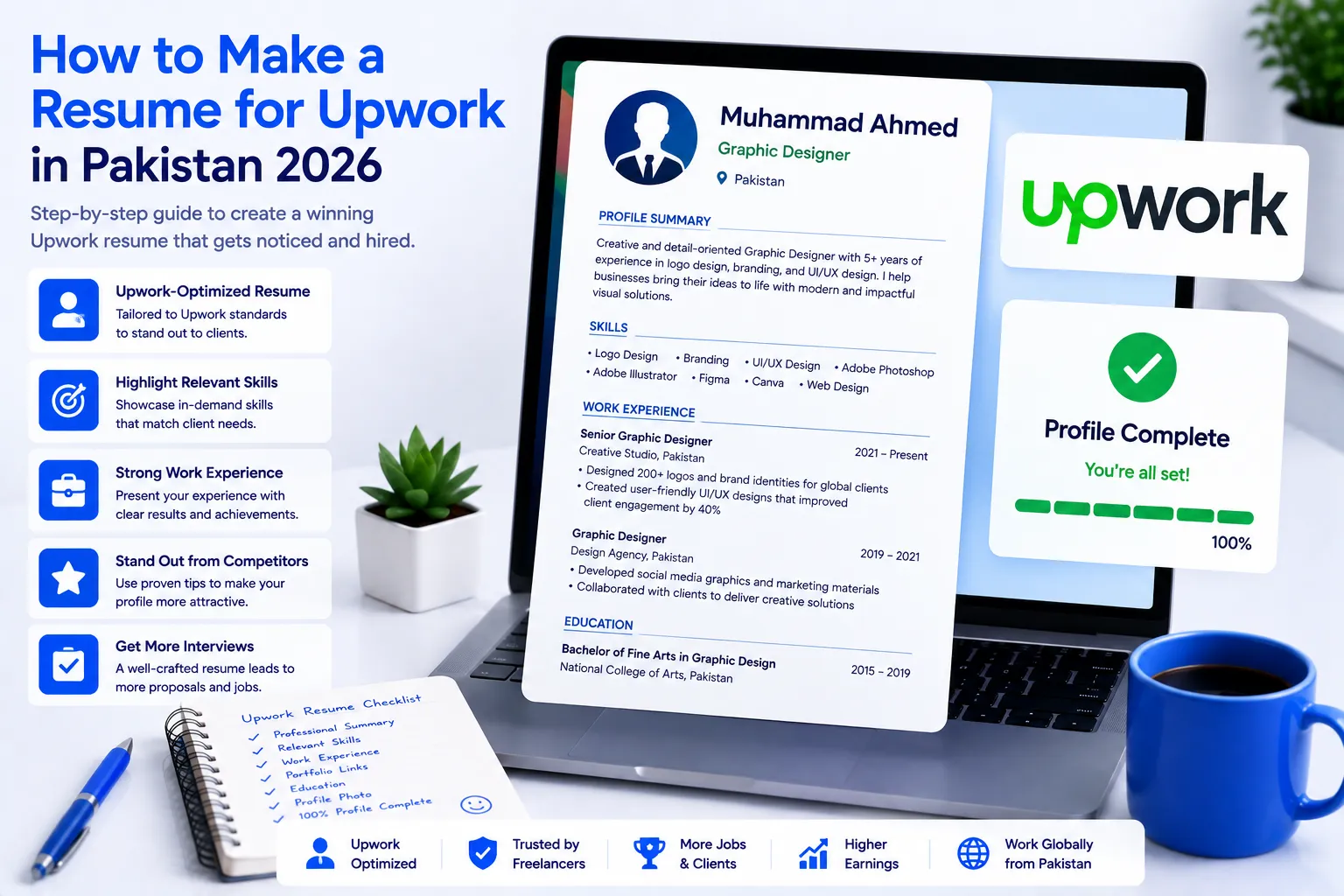 How to Make a Resume for Upwork in Pakistan 2026