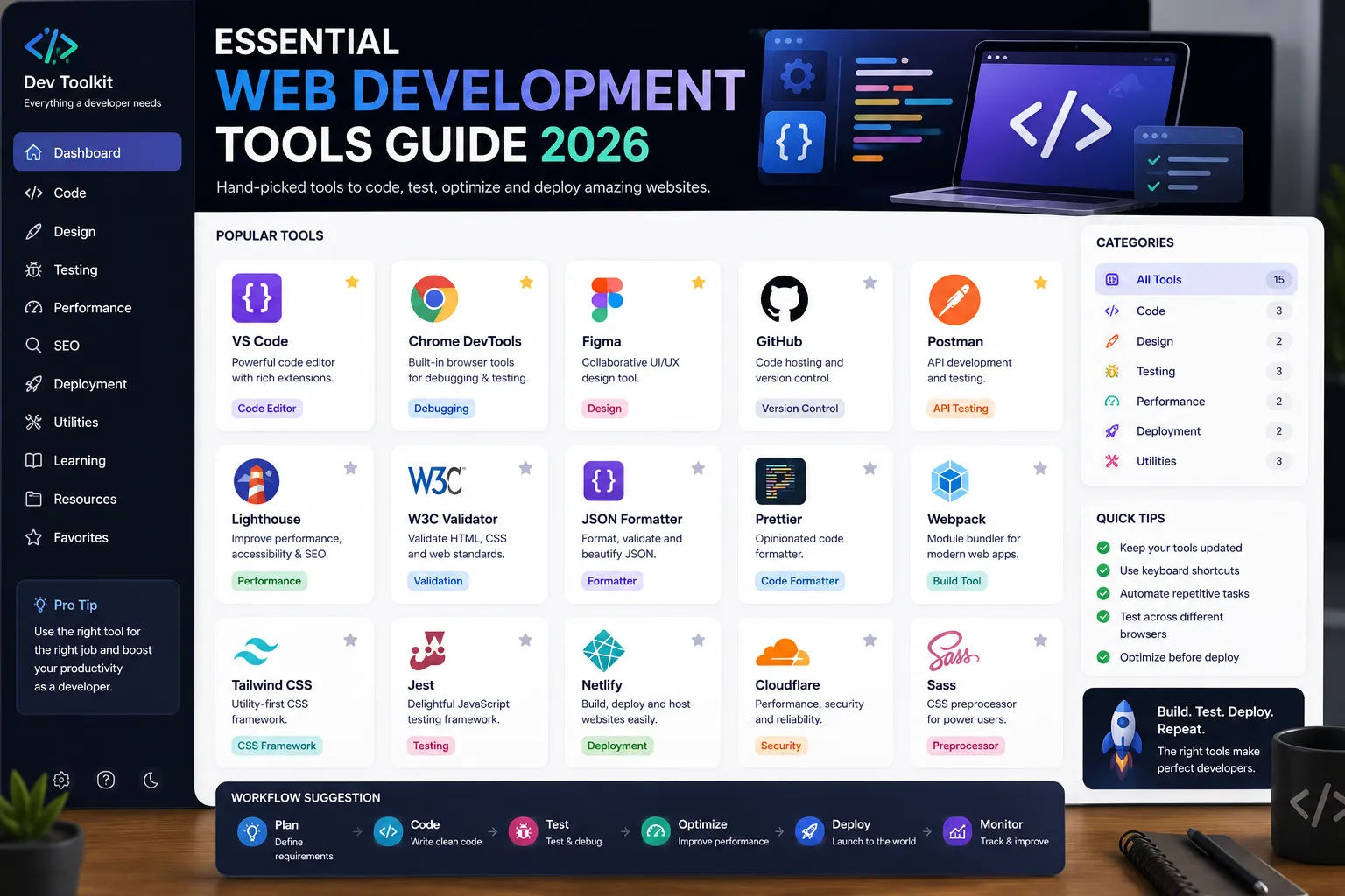 Essential Web Development Tools Guide 2026